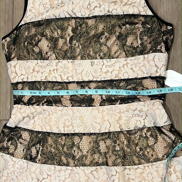 NWT Jessica Simpson Sleeveless Lace Cocktail Dress Fit & Flare 10 - Picture 9 of 17